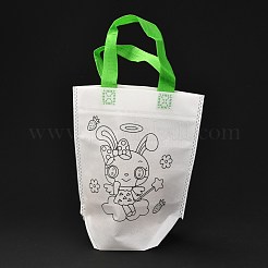 Rectangle Non-Woven DIY Environmental Scribble Bags&nbsp;DIY-B030-01