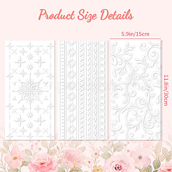 3 Sheets 3 Styles PVC Waterproof Decorative Stickers&nbsp;DIY-WH0404-325