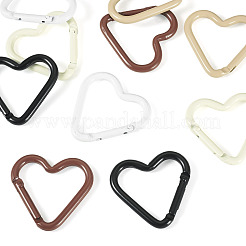 10Pcs 5 Colors Aluminum Spring Gate Rings&nbsp;KEYC-TA0004-77