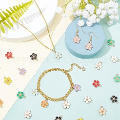 72Pcs 12 Colors Eco-Friendly Zinc Alloy Pendants&nbsp;FIND-PH0002-56