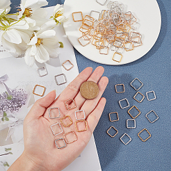 400Pcs 8 Style Iron Linking Rings&nbsp;IFIN-CA0001-33