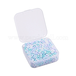 3 Colors 8/0 Opaque Glass Seed Beads&nbsp;SEED-YW0001-42B