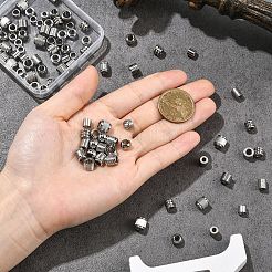 90Pcs 9 Styles Stainless Steel European Beads&nbsp;OPDL-YW0001-10