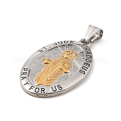 304 Stainless Steel Pendants&nbsp;STAS-S122-07G