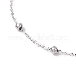 304 Stainless Steel Cable Chains Bracelets&nbsp;BJEW-JB11499-02