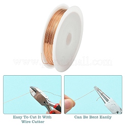 Round Copper Jewelry Wire&nbsp;CWIR-S002-0.4mm-03
