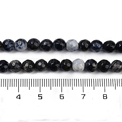 Natural Fire Crackle Agate Beads Strands&nbsp;G-C082-A01-48