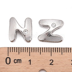 Letter Slider Beads for Watch Band Bracelet Making&nbsp;ALRI-O012-N-NR
