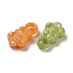 Plating Opaque Acrylic Pendants&nbsp;OACR-E039-54