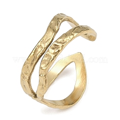 304 Stainless Steel Cuff Rings&nbsp;RJEW-D332-11G