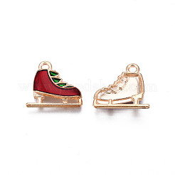 Christmas Alloy Enamel Pendants&nbsp;ENAM-Q442-56