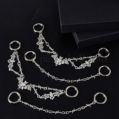 4Pcs 2 Styles Alloy Shoes Charms&nbsp;HJEW-GA00029