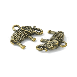 Tibetan Style Alloy Elephant Pendants&nbsp;TIBEP-23670-AB-FF
