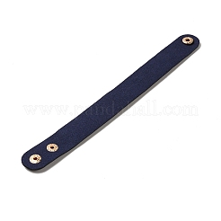 Faux Suede Snap Cord Bracelet&nbsp;LS-BJEW-F428-15