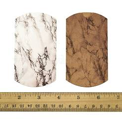 30Pcs 2 Styles Marble Printed Paper Pillow Gift Boxes&nbsp;CON-FS0001-21A