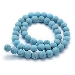 Synthetic Turquoise Beads Strands&nbsp;LS-G-P387-01-6mm