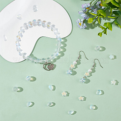 Glass & Synthetic Moonstone Beads Findings Kits&nbsp;FIND-GO0003-85