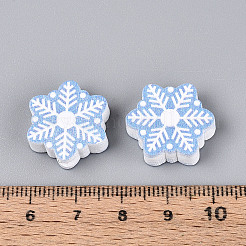 Spray Painted Schima Wood Beads&nbsp;WOOD-T032-43