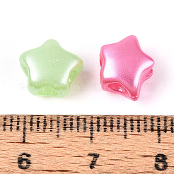 Pearlized Opaque Acrylic Beads&nbsp;SACR-T035-13M
