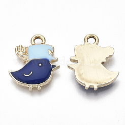 Eco-Friendly Zinc Alloy  Pendants&nbsp;ENAM-R051-08-02G-NR