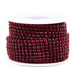 Electrophoresis Iron Rhinestone Strass Chains&nbsp;CHC-Q009-SS12-B21