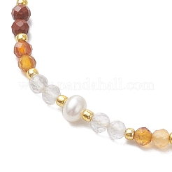 Chakra Theme Adjustable Natural Mixed Gemstone Braided Bead Bracelets for Women&nbsp;BJEW-JB11619