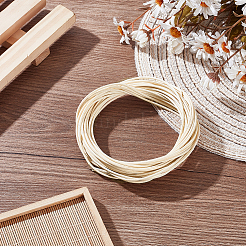 10M 4Pcs Round Natural Rattan Wicker Strips&nbsp;AJEW-WH0696-024A