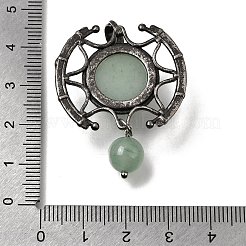 Natural Green Aventurine Pendants&nbsp;GG-CBA7610-03AS-05
