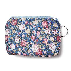 Rose Flower Pattern Cotton Cloth Wallets&nbsp;ABAG-Q043-03