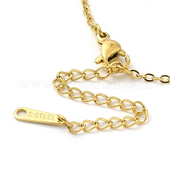 304 Stainless Steel Pendant Necklaces&nbsp;LS-NJEW-D063-03G