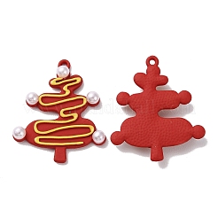 Spray Painted Alloy Pendants&nbsp;PALLOY-M215-13B-02