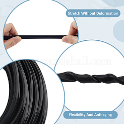 Silcone Hollow Round Cord&nbsp;SIL-WH0028-013A-02