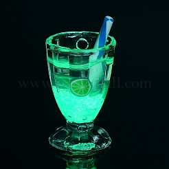 Luminous Transparent Resin Pendants&nbsp;CRES-F026-01B