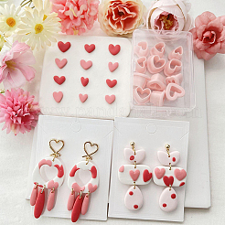 12Pcs 12 Styles Plastic Clay Pressed Molds&nbsp;DIY-WH20048-071