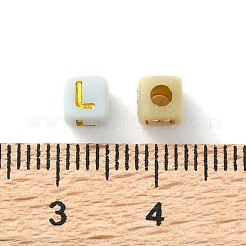 Opaque Acrylic Beads&nbsp;OACR-Z027-01B