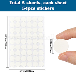5 Sheets Paper Self-Adhsive Screw Holes Cover Caps Stickers&nbsp;DIY-SP0006-20