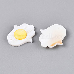 Natural Freshwater Shell Pendants&nbsp;BSHE-T014-28
