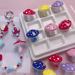 25Pcs 5 Colors Opaque Acrylic Beads&nbsp;MACR-PA0001-60