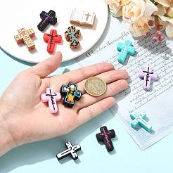 12Pcs 12 Styles Silicone Beads&nbsp;SIL-FS0001-34C