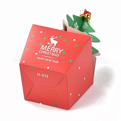Christmas Theme Paper Fold Gift Boxes&nbsp;CON-G012-02B