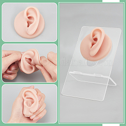 2Pcs Soft Silicone Ear Displays Mould for Earring Display&nbsp;ODIS-NB0001-39