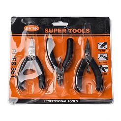 3Pcs Stainless Steel Jewelry Pliers Sets&nbsp;PT-C002-01