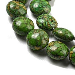 Dyed Synthetic Turquoise Beads Strands&nbsp;G-B070-E01-01