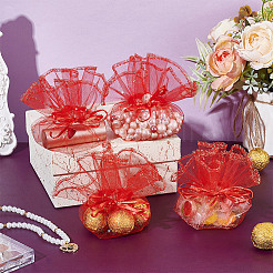 100Pcs Organza Bags&nbsp;ABAG-NB0002-12D