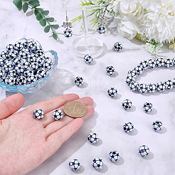 100Pcs Opaque Acrylic Beads&nbsp;MACR-SC0002-47