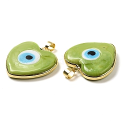 Handmade Evil Eye Lampwork Pendants&nbsp;LAMP-Q034-01