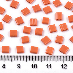 FGB 2-Hole Glass Seed Beads&nbsp;SEED-S031-L-ST50