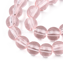 Transparent Glass Beads Strands&nbsp;GLAA-T032-T6mm-10