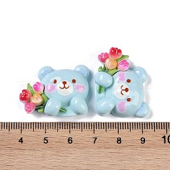 Cartoon Bear Opaque Resin Decoden Cabochons&nbsp;CRES-I031-03