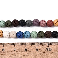 Natural Lava Rock Beads Strands&nbsp;G-N257-17A-01